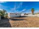 Backyard view of the property, showing open space at 1940 Walker St, Las Vegas, NV 89106