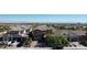 Aerial view of houses with solar panels and mountain views at 288 Molinetto St, Las Vegas, NV 89138