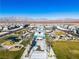 Aerial view of community amenities, including pool, playground, and basketball court at 6952 Crescent Gold St, North Las Vegas, NV 89086