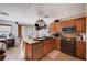 Spacious kitchen with granite counters, stainless steel appliances, and an island at , Henderson, NV 89015