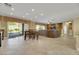 Open concept dining area with kitchen and living room views at 2360 Hardin Ridge Dr, Henderson, NV 89052