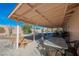 Spacious covered patio perfect for outdoor dining and entertaining at 2404 Camelia Cir, Las Vegas, NV 89108