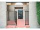 Private entrance with a security gate at 4670 Monterey Cir # 1, Las Vegas, NV 89169