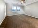 Spacious bedroom with neutral walls and window with shutters at 480 Sterling Falls Ave, Henderson, NV 89011