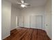 Spacious bedroom with double closets and hardwood floors at 8608 Alfano Ct, Las Vegas, NV 89117