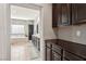 Bathroom features garden tub, double sinks, and additional storage at 996 Alverstone Ct, Henderson, NV 89002