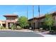 Solera community clubhouse and flagpoles at 2406 Jada Dr, Henderson, NV 89044