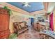 Elegant dining area features ornate décor and a view into the kitchen at 3236 Sundown Dr, Las Vegas, NV 89169