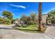 Ranch style home with a landscaped front yard at 3236 Sundown Dr, Las Vegas, NV 89169