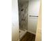 Large shower with marble tile and modern fixtures at , Las Vegas, NV 89121