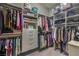 Large walk-in closet with ample hanging space and shelving at 3428 Isle Dr, Las Vegas, NV 89141