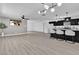 Living room with hardwood floors and kitchen island view at 4306 Swandale Ave, Las Vegas, NV 89121