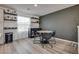 Small dining area with round table and four black chairs at 12213 Harvest Sky Way # 6, Las Vegas, NV 89183