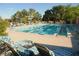 Community pool with lounge chairs and ample space for relaxation at 2620 Silverton Dr, Las Vegas, NV 89134