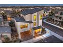 Modern home with city views in a new development community at 642 Angel Aura St, Las Vegas, NV 89138