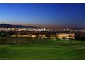 Luxury home on a golf course with a Las Vegas city lights view at 581 Overlook Rim Dr, Henderson, NV 89012