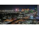 Aerial view of Las Vegas Strip at night from Palms Place at 4381 W Flamingo Rd # 3501, Las Vegas, NV 89103