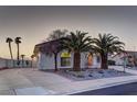 House with palm trees and decorative entrance at 928 Rhyolite Ter, Henderson, NV 89011