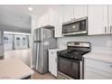 Modern kitchen with stainless steel appliances at 1309 Riverside Dr, Las Vegas, NV 89106