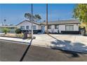 House exterior showcasing a remodeled mid-century modern home at 2401 Mason Ave, Las Vegas, NV 89102