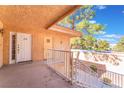 Private condo entrance with stairs and a covered patio area at 2851 S Valley View Blvd # 2148, Las Vegas, NV 89102