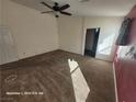 Spacious Primary bedroom with ceiling fan at 2758 Tilten Kilt Ave, North Las Vegas, NV 89081