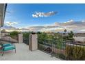 Relaxing balcony offering scenic mountain views at 1118 Riddle Glen St, Henderson, NV 89012