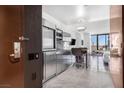 Sleek, stainless steel kitchen with modern appliances at 4381 W Flamingo Rd # 2504, Las Vegas, NV 89103