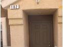 Townhouse entrance with number 102 at 9133 Forest Willow Ave # 102, Las Vegas, NV 89149