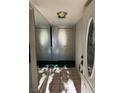 Bright entryway with mirrored wall and tiled floor at 5520 Eugene Ave, Las Vegas, NV 89108