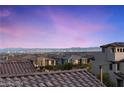 Expansive view of the Las Vegas Valley from a rooftop at 11820 Pelican Butte Ave, Las Vegas, NV 89138