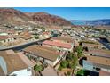 An aerial perspective of the community, highlighting the home's position within the neighborhood at 623 Mount Elbert Way, Boulder City, NV 89005