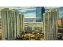 Aerial view of highrise building and resort amenities at 2747 Paradise Rd # 106, Las Vegas, NV 89109