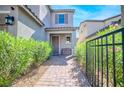 Landscaped walkway leading to the front door of the house at 23 Cresta Villa Ct, Henderson, NV 89011