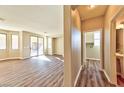 Hallway with access to laundry, bathroom and Gathering room at 1803 Tremolite Ave, Las Vegas, NV 89123