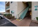 Exterior teal stairway leading to apartment building entrance at 3550 Bay Sands Dr # 2076, Laughlin, NV 89029