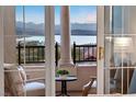 Spacious balcony with lake and mountain views at 20 Via Visione # 104, Henderson, NV 89011