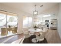 Bright dining area with a kitchen and patio access at 2612 Springridge Dr, Las Vegas, NV 89134