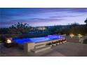 Stunning pool and spa with fire pit at 11503 Glowing Sunset Ln, Las Vegas, NV 89135