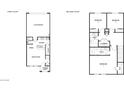 Two-story floor plan, featuring 2-car garage and 3 bedrooms at 1589 Dom River Dr # Lot 121, North Las Vegas, NV 89084