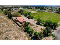 Aerial view of a single-story home with expansive grounds at 2200 N Moapa Valley Blvd, Logandale, NV 89021