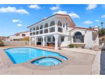 Stunning pool and spa, perfect for relaxation and entertaining at 2149 Avalon Dr, Laughlin, NV 89029