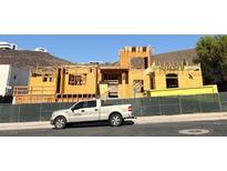 Modern home under construction in hillside location at 1764 Amarone Way, Henderson, NV 89012