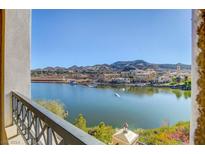 Stunning lake and community view from private balcony at 29 Montelago Blvd # 201, Henderson, NV 89011