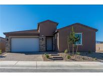 Single story home with modern elevation and landscaping at 1009 Warsaw Ave, Henderson, NV 89015