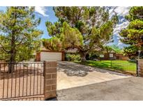 Ranch style home with a large yard and mature trees at 8245 Helena Ave, Las Vegas, NV 89129