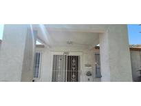House exterior with covered entryway and front door at 2932 Demetrius Ave, Las Vegas, NV 89101