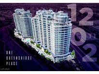 Luxury high-rise building with city views and resort-style amenities at 9101 Alta Dr # 1202, Las Vegas, NV 89145