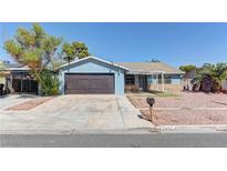 Single story home with attached garage at 4842 E Imperial Ave, Las Vegas, NV 89104
