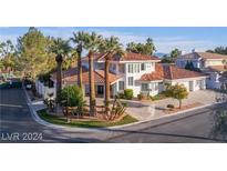 Luxury home with stunning architectural details and expansive grounds at 4944 Spanish Heights Dr, Las Vegas, NV 89148